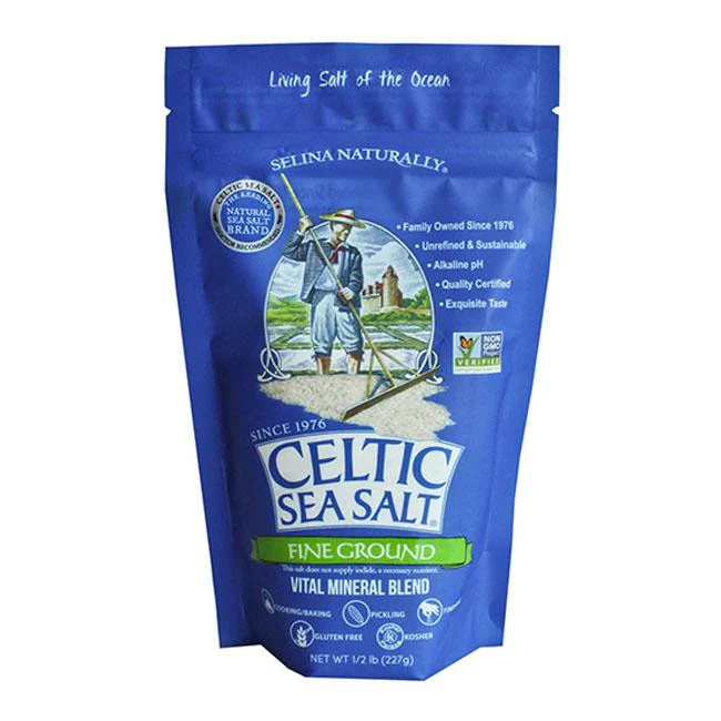 Celtic Sea Salt - Fine Ground Celtic Sea Salt, 227 g