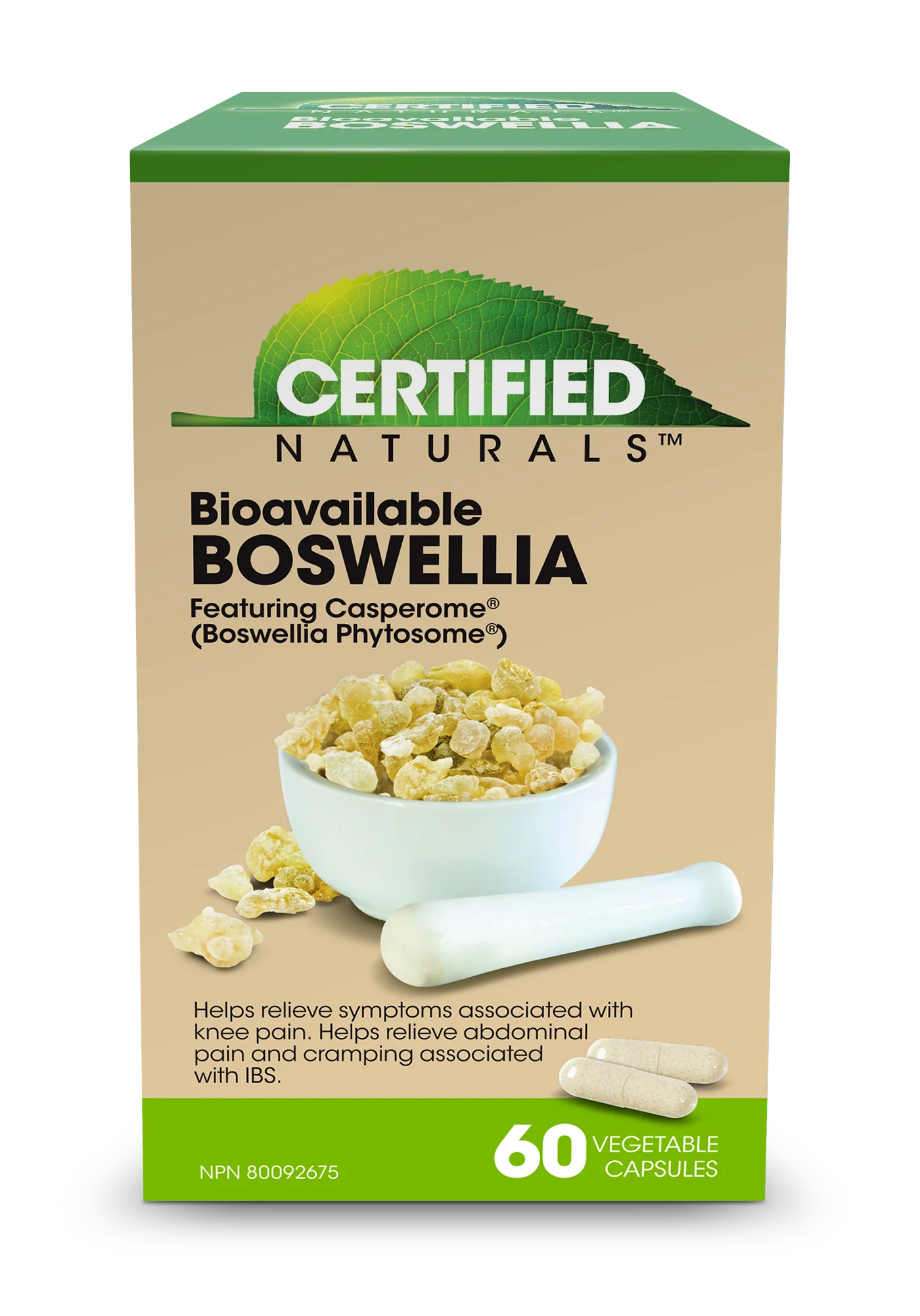 Certified Naturals - Bioavailable Boswellia, 60 Caps