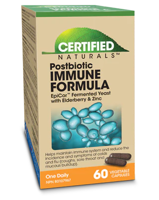 Certified Naturals - Postbiotic Immune Formula, 60 capsules