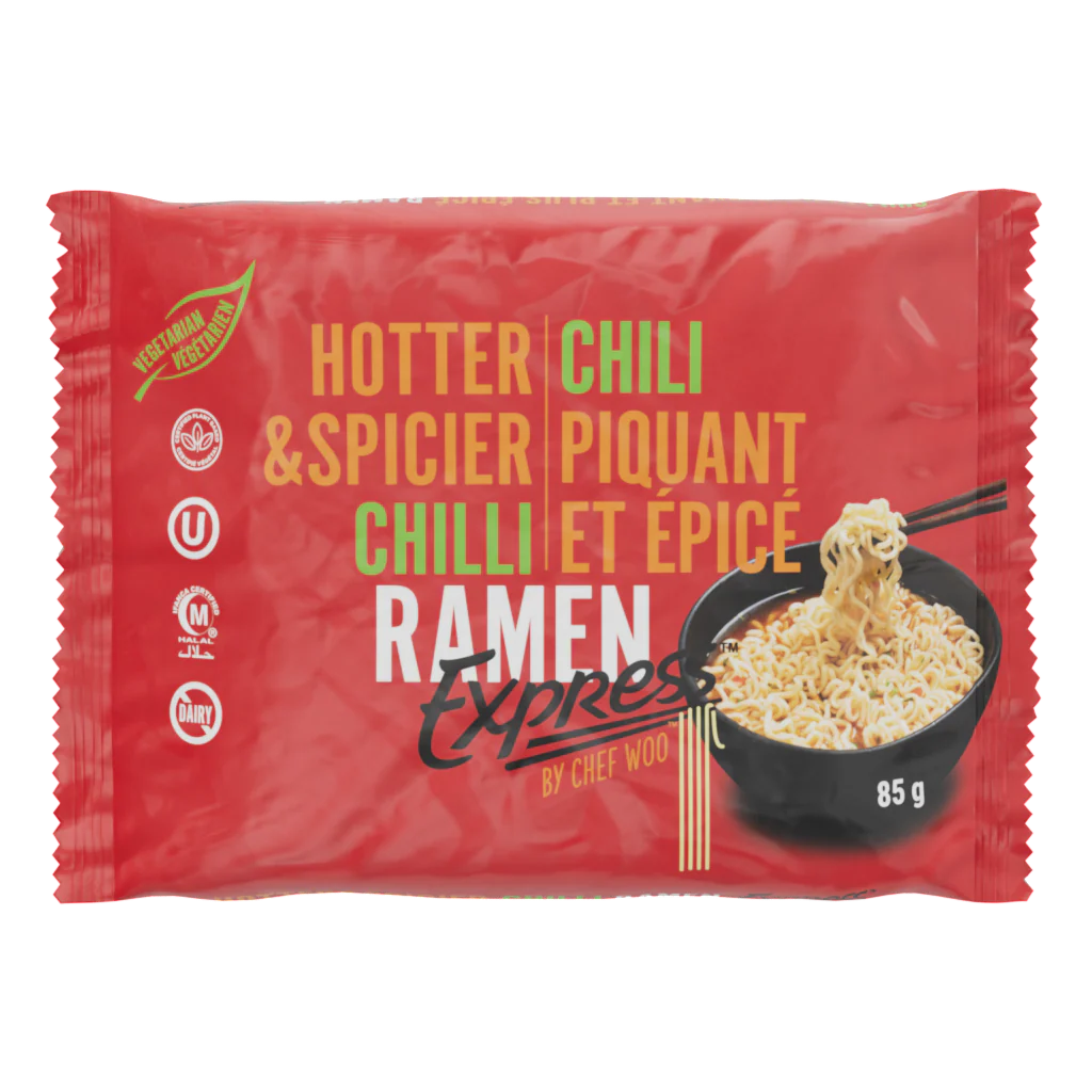 Chef Woo - Ramen - Express Spicier Chilli, 85 g