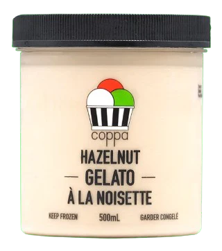 Coppa Gelato - Gelato - Roasted Hazelnut, 500 mL