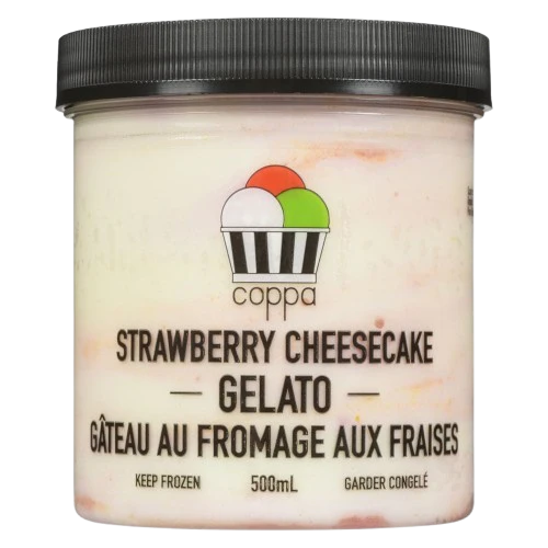 Coppa Gelato - Gelato - Strawberry Cheesecake, 500 mL