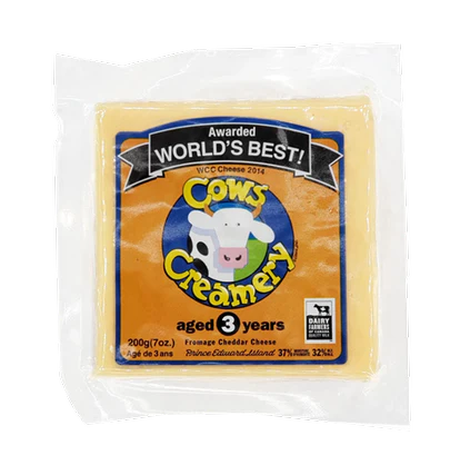 Cows Creamery - Cheddar Cheese Aged 3 Years, 200 g