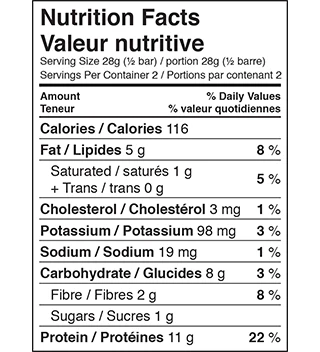 Daryl's - Chocolate Caramel Pecan Performance Bars, 56 g - Image 2