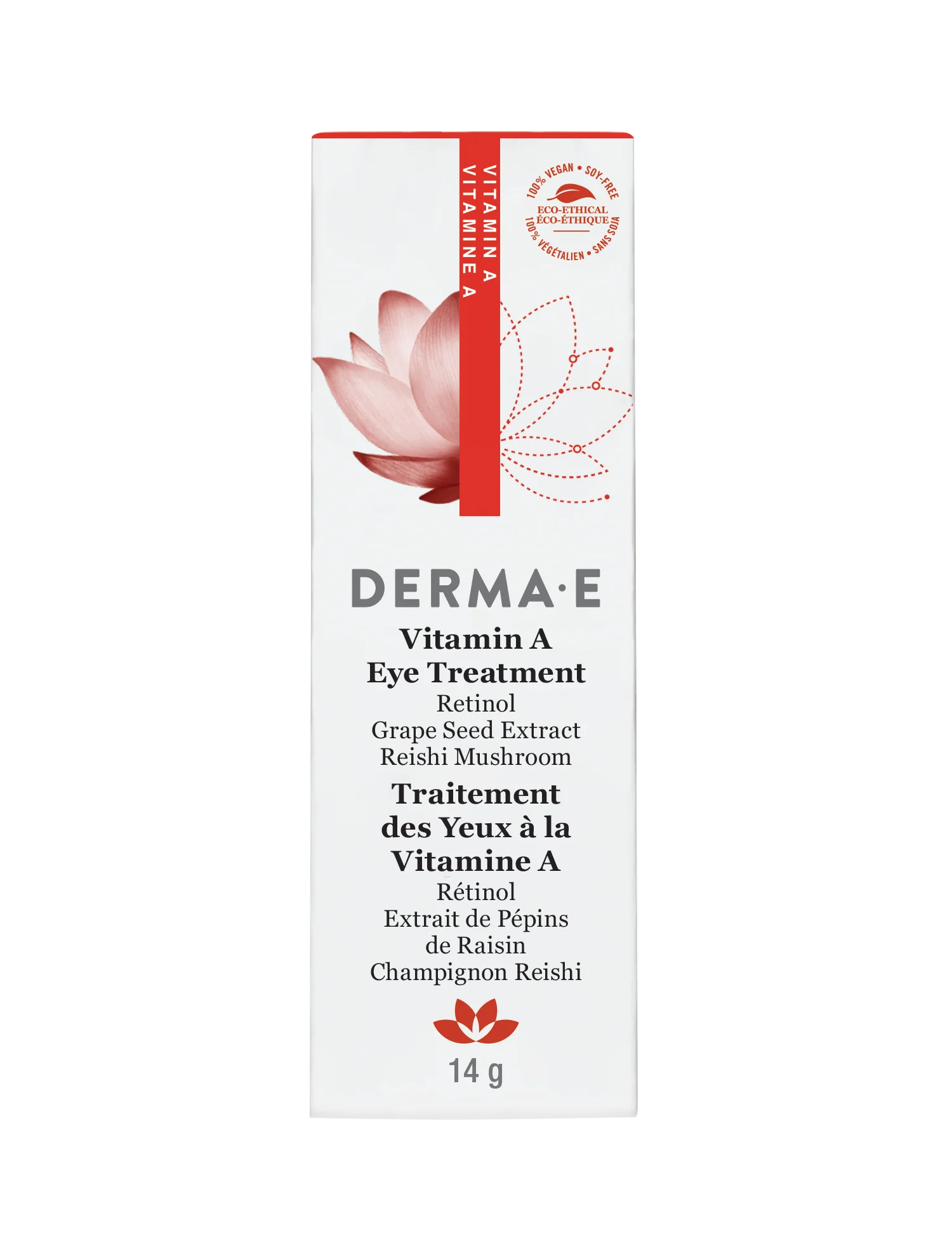 Derma E - Vitamin A Eye Gel Treatment, 14 g