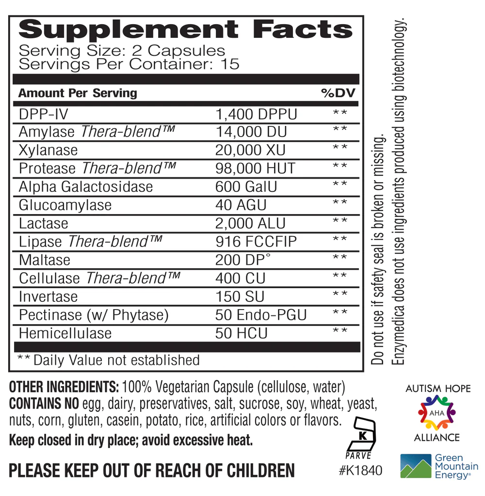 Enzymedica - Digest Spectrum, 90 Capsules - Image 2