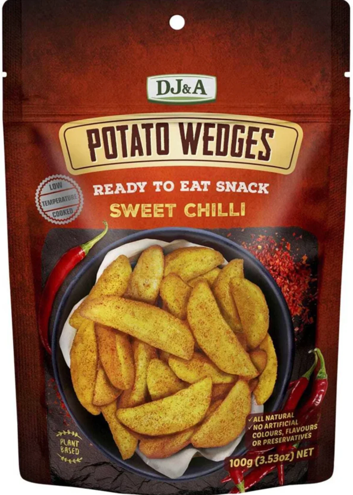 DJ&A - Potato Wedges Sweet Chilli, 100 g