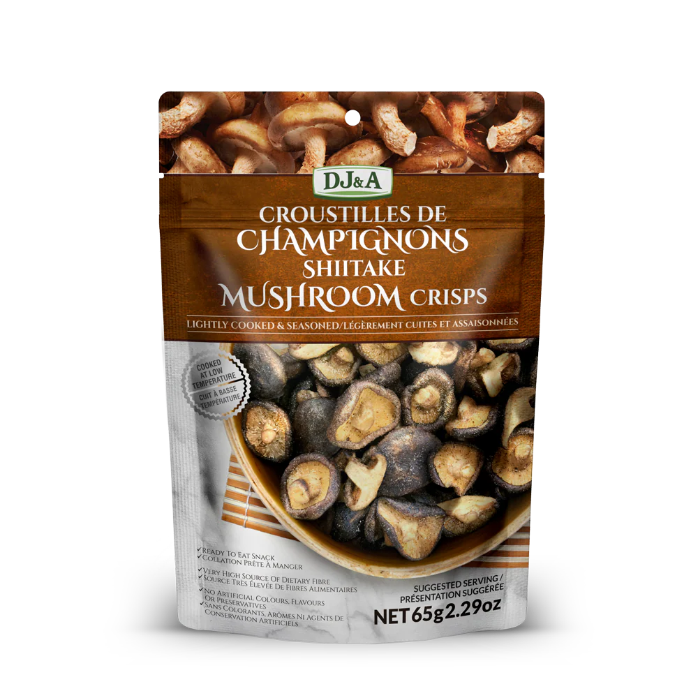 DJ&A - Shiitake Mushroom Crisps, 65 g