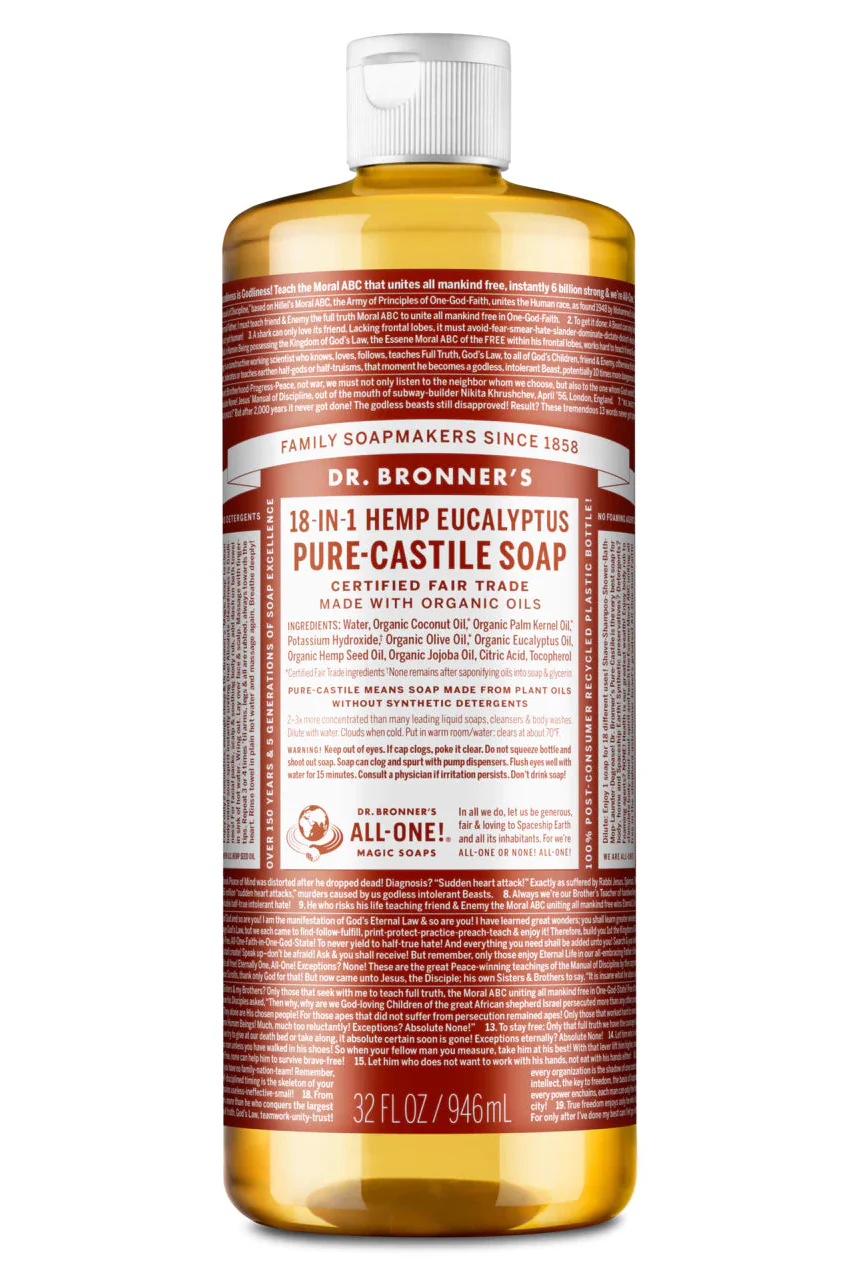Dr. Bronner's - Eucalyptus Castile Soap, 946 mL