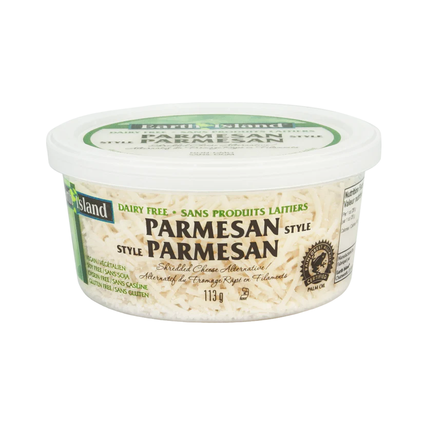 Earth Island - Shredded Parmesan Style Cheese, 113 g