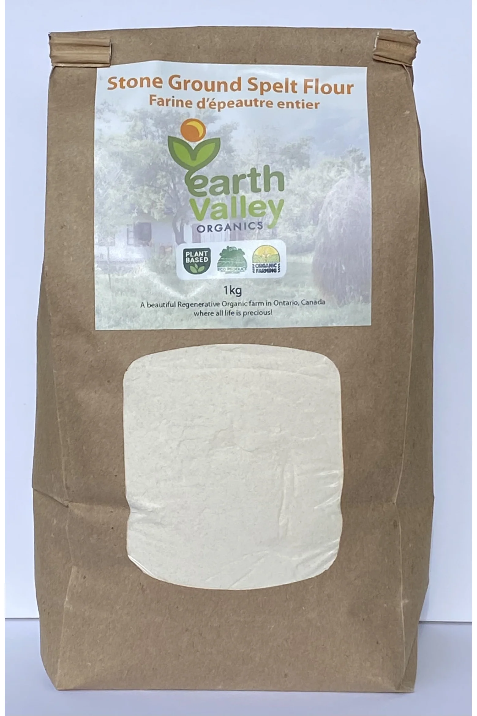 Earth Valley Organics - Stone Ground Spelt Flour, 1 kg