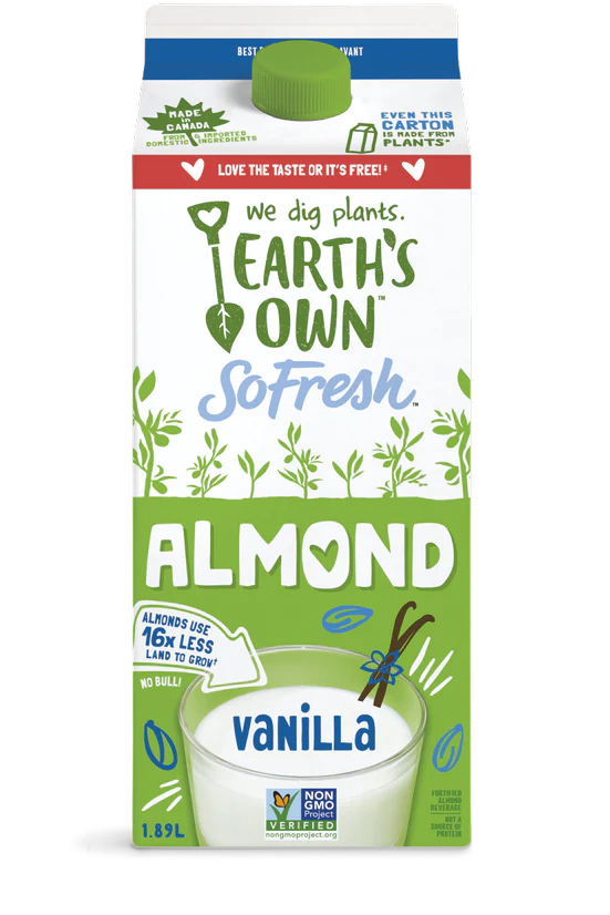Earth's Own - So Fresh Almond Vanilla, 1.89 L