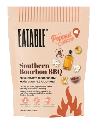 Eatable - Bourbon BBQ Gourmet Popcorn, 125 g
