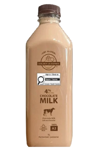 Eby Manor Golden Guernsey - 4% Guernsey Chocolate Milk, 1 L