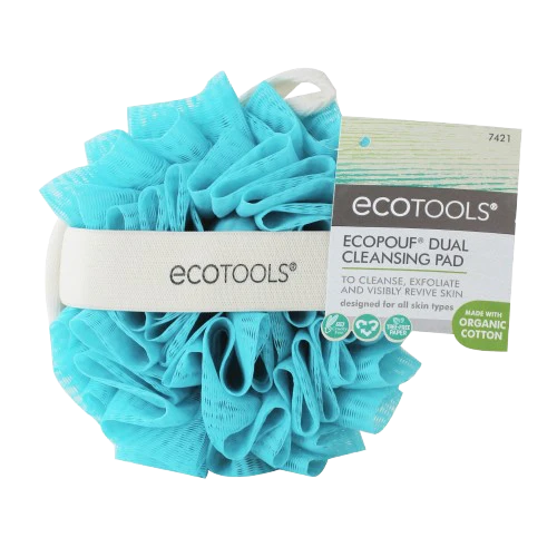 Eco Tools - Ecopouf Dual Cleansing Pad, Each
