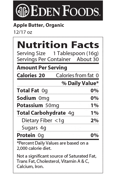 Eden - Org Apple Butter - 400 mL - Image 2