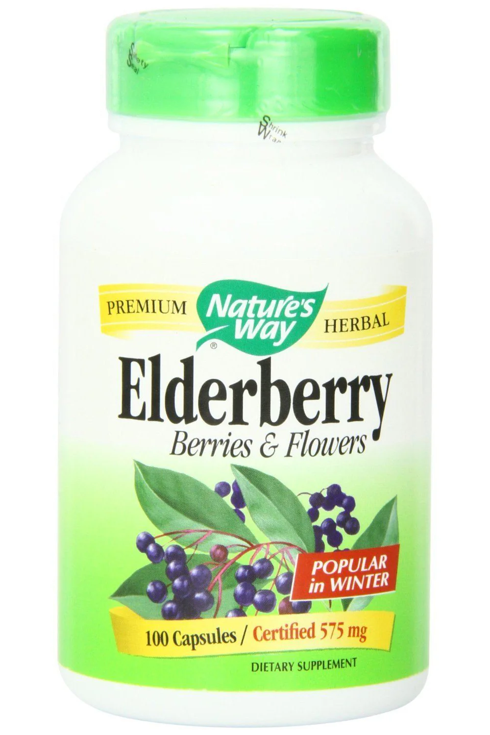 Nature's Way - Elderberry, 100 capsules - Image 2