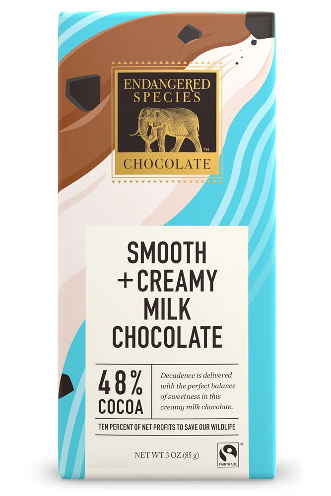 Endangered Species Chocolate - Milk Chocolate Bar - 85 g