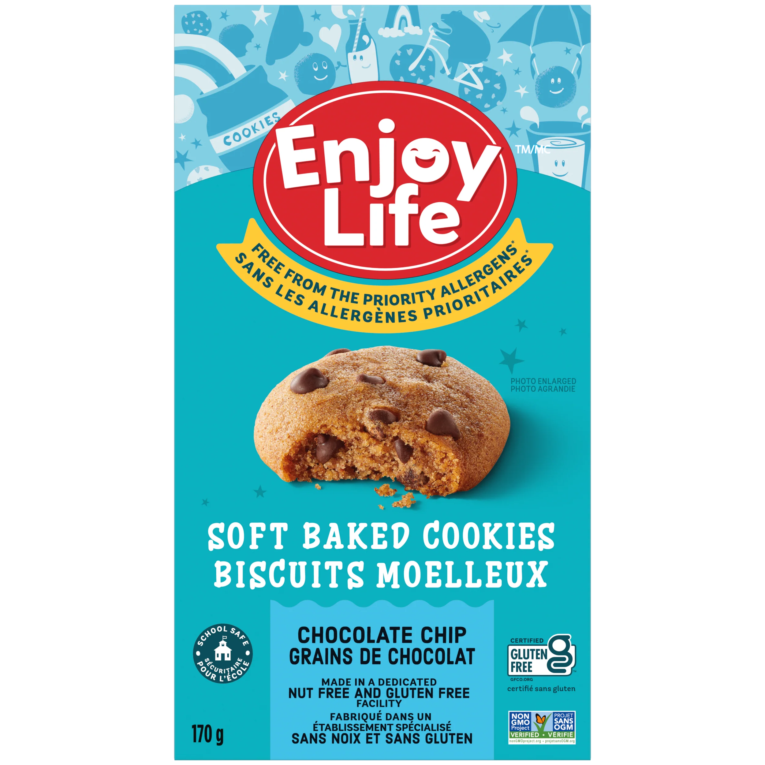 Enjoy Life - Soft Baked Cookies, Chocolate Chip, 170g