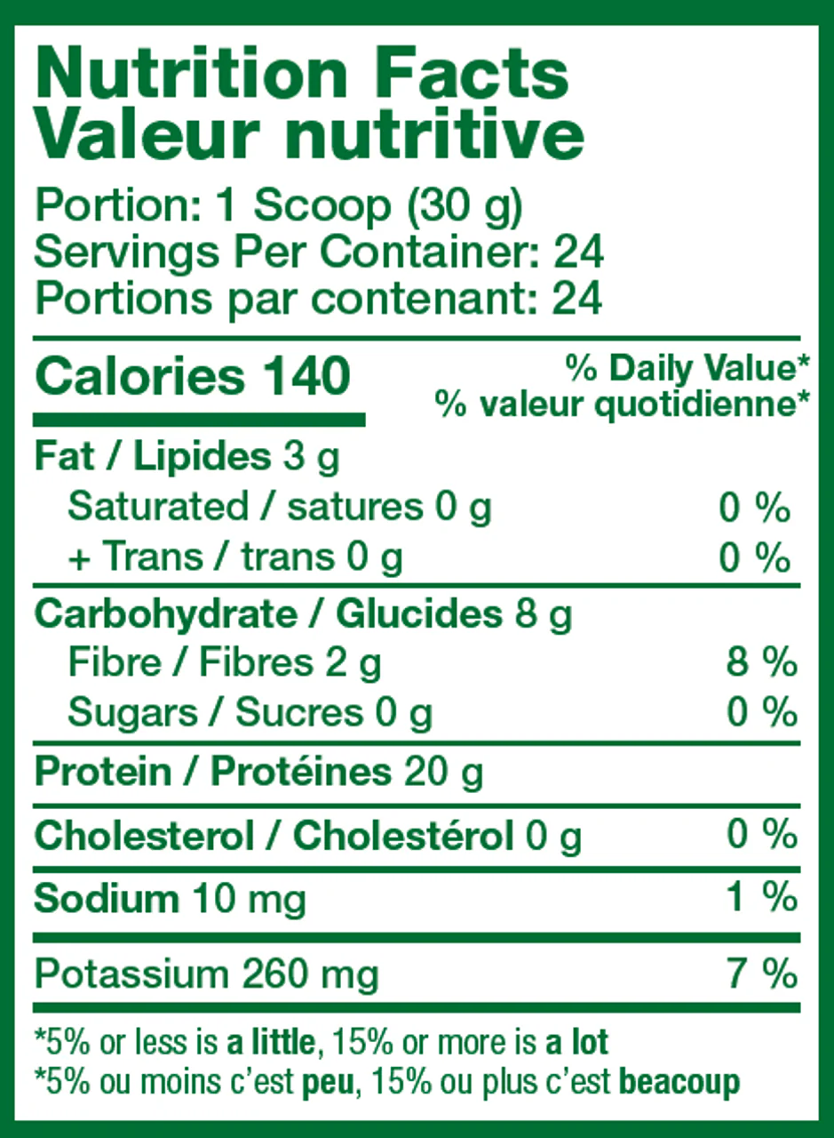 Ergogenics Nutrition - Plant Protein + Greens Chocolate, 720 g - Image 2