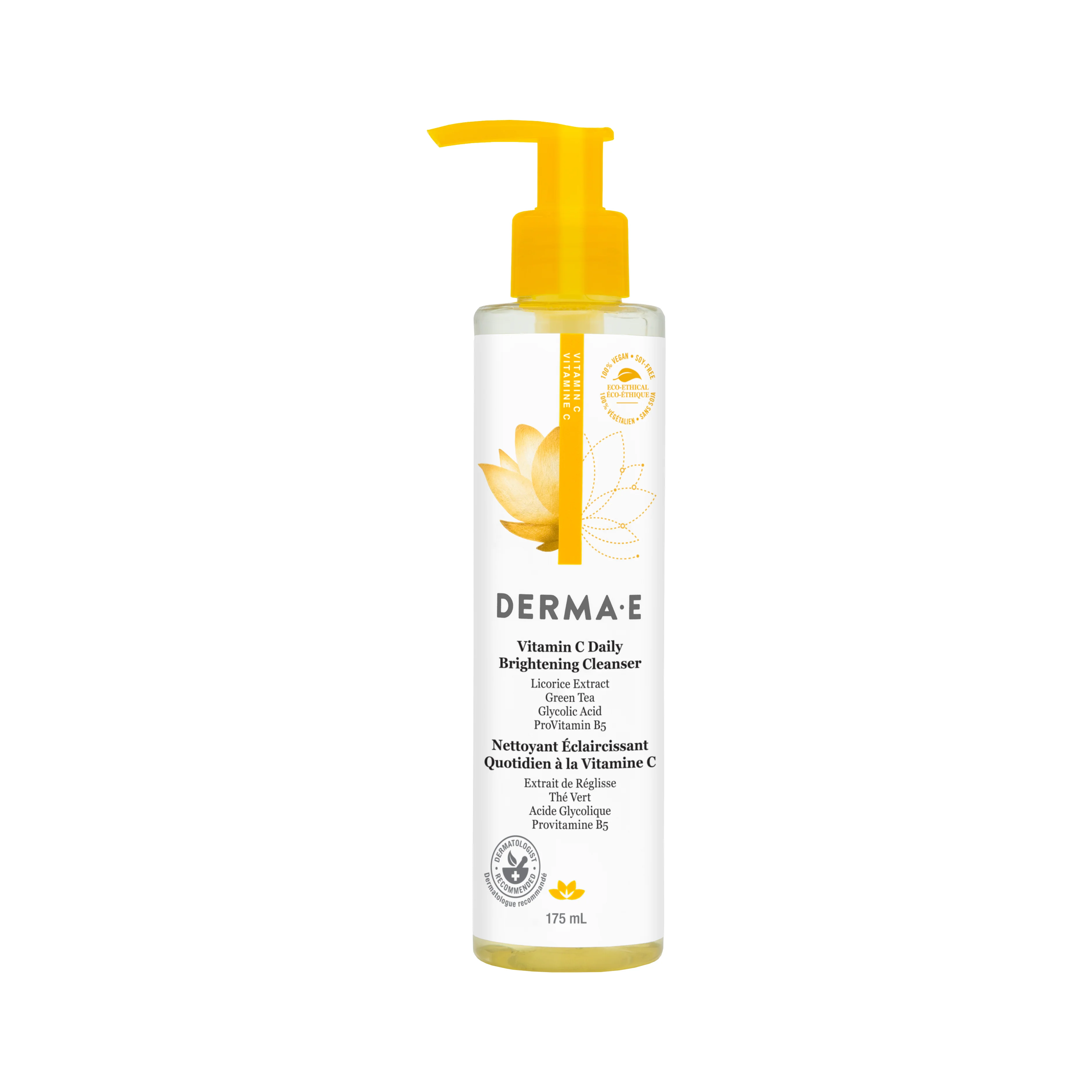 derma e - Even Tone Brightening Cleanser, 175 mL