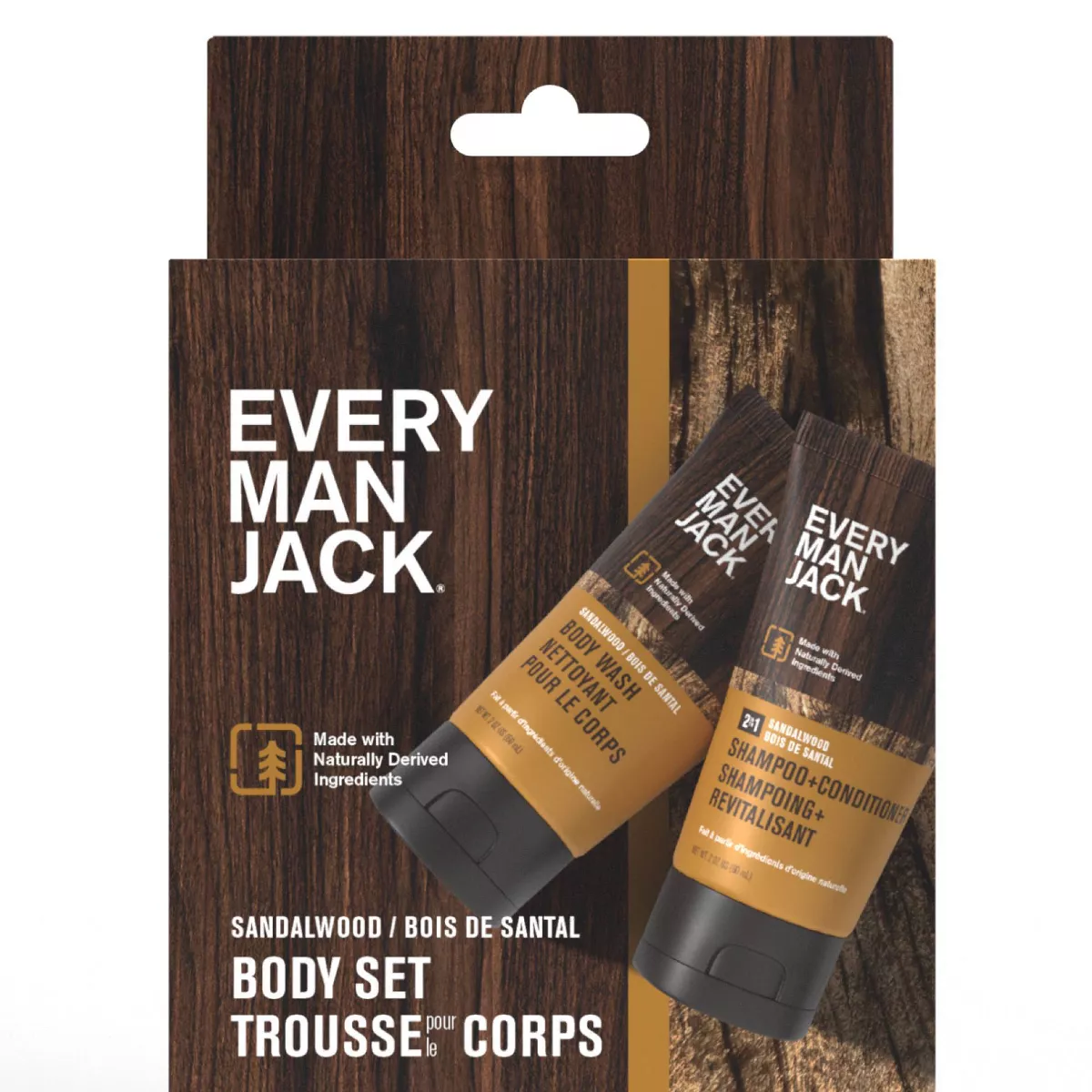 Every Man Jack - Body Trial Kit - Sandalwood, Each