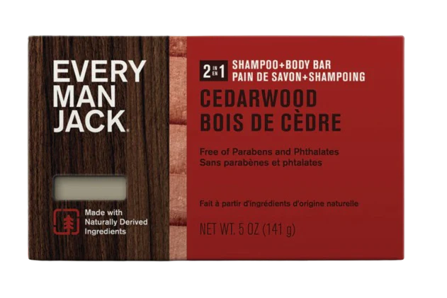 Every Man Jack - Shampoo & Body Bar - Cedarwood, 141 g