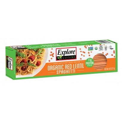 Explore Cuisine Red Lentil Spaghetti 227 g