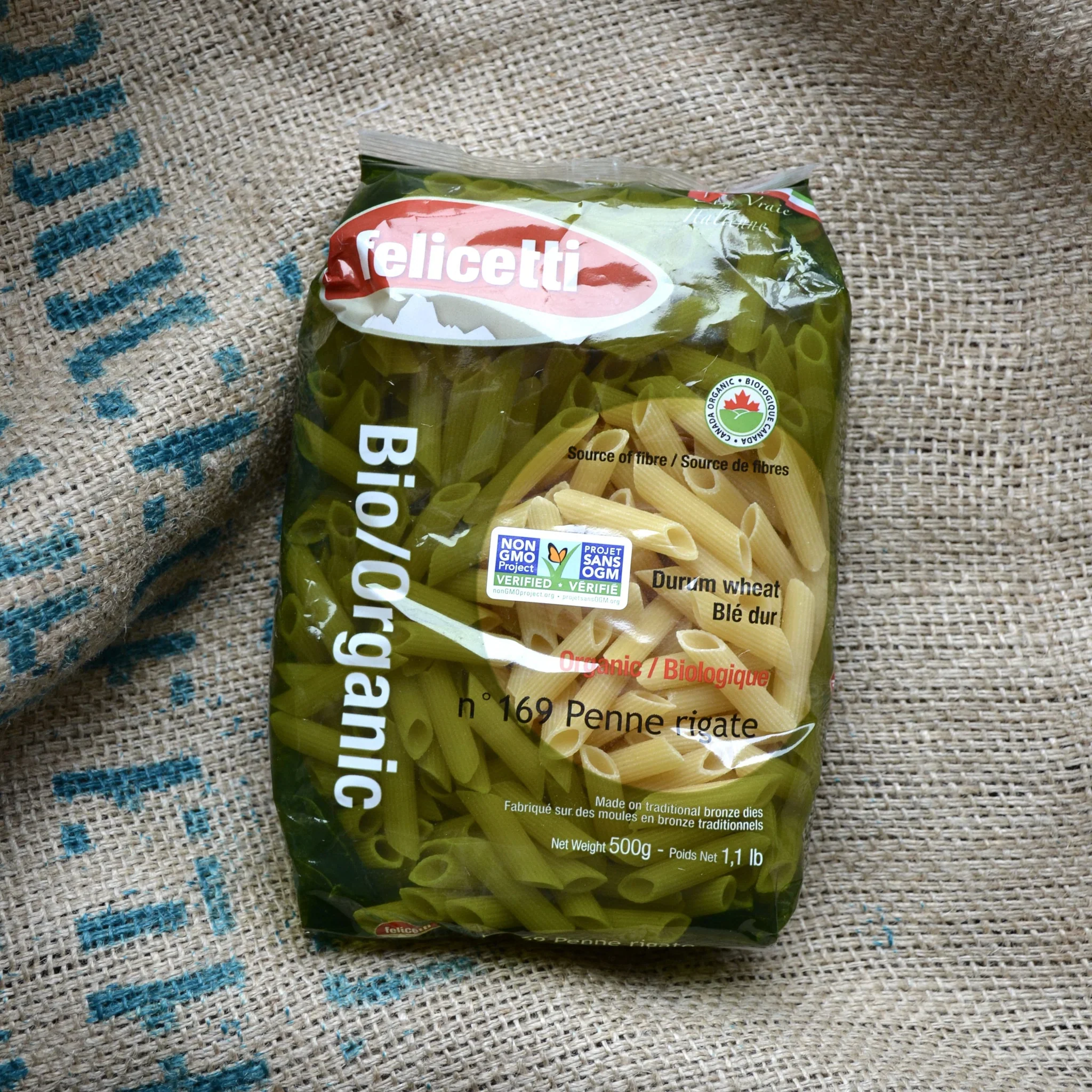 Felicetti Organic Penne Rigate - 500 g