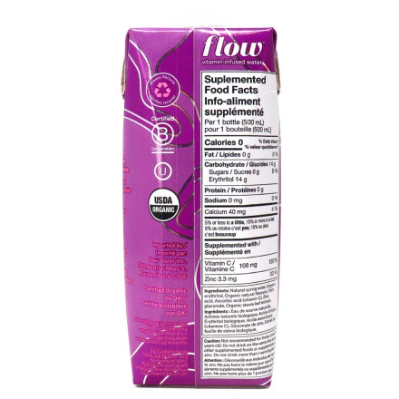 Flow - Vitamin Infused Elderberry Water, 500 mL - Image 2