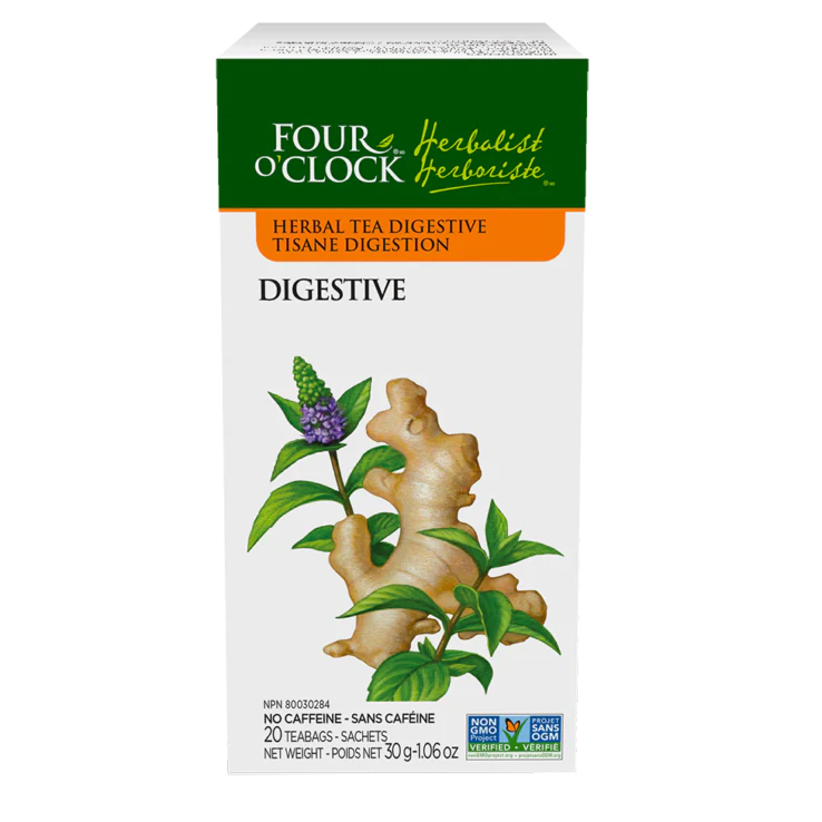 Four O'Clock - Herbal Tea, Digestive, 20 Count