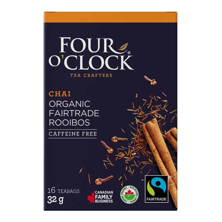 Four O'Clock - Rooibos Tea, Chai, 16 Count