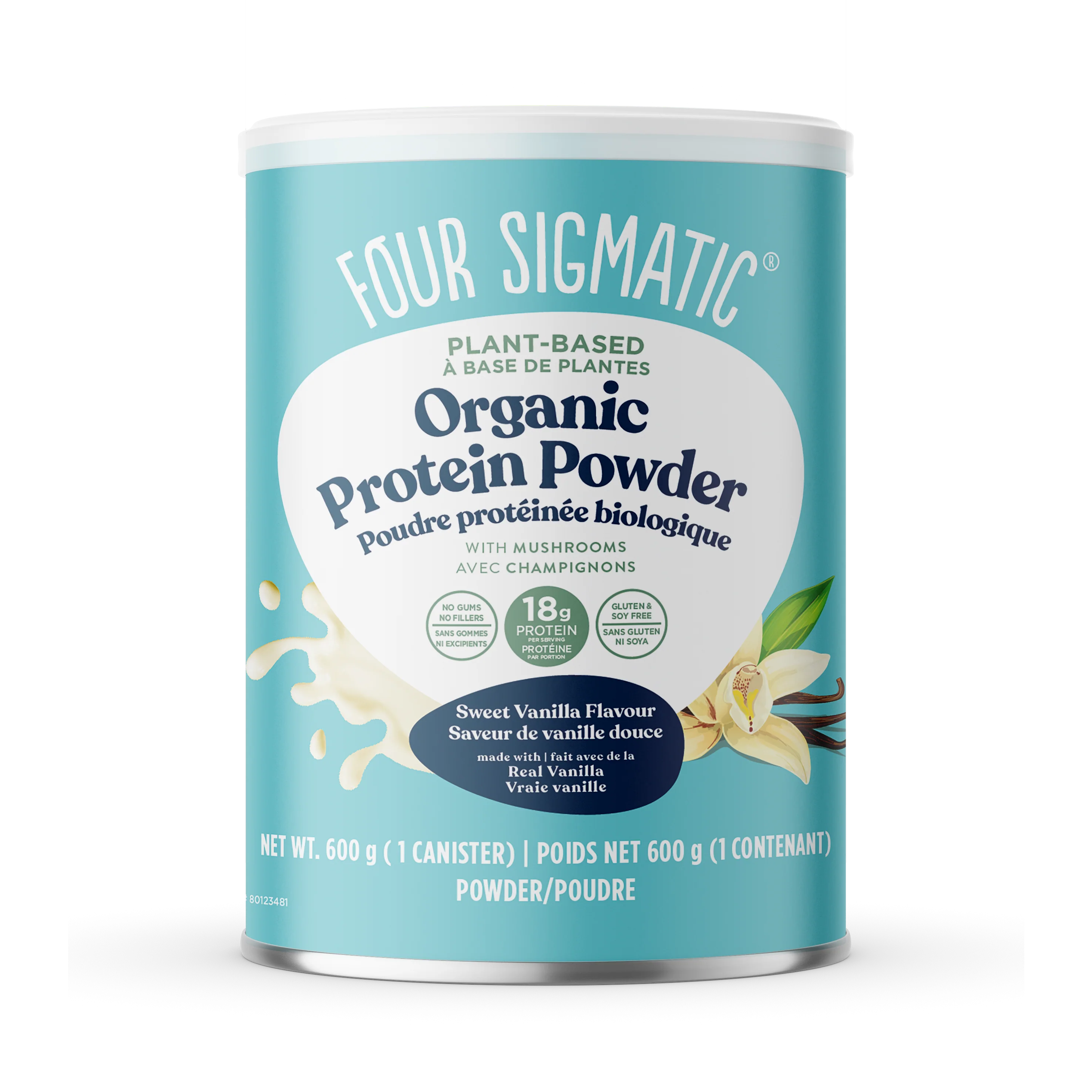 Four Sigmatic - Protein with Superfoods Vanilla, 600 g