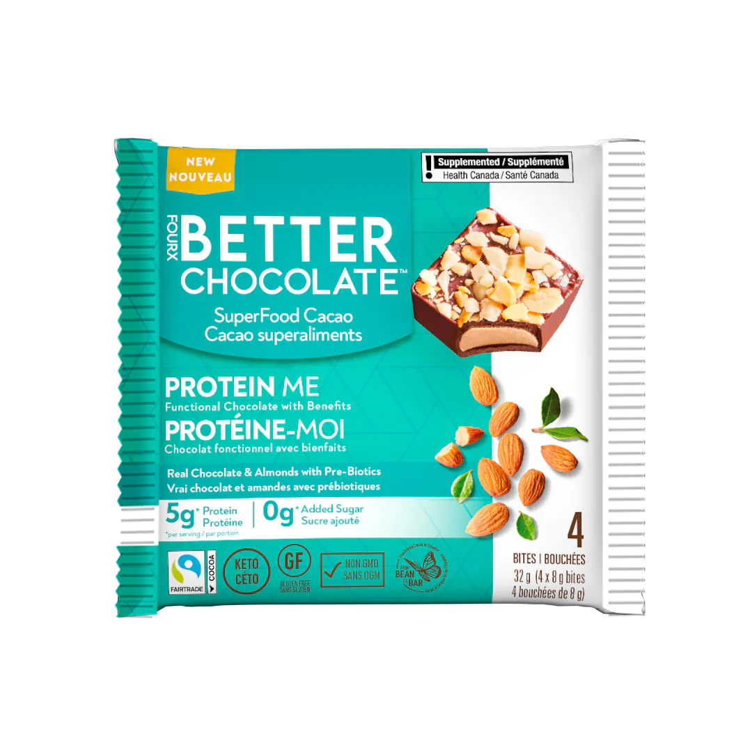 FourX Better Chocolate - Protein Me - Almond, 32 g