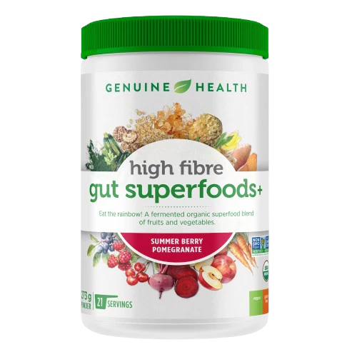 Genuine Health - High Fibre Gut Superfoods+ Summer Berry Pomegranate, 273g