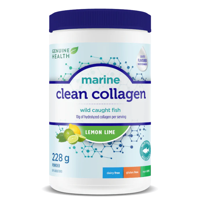 Genuine Health - Marine Clean Collagen - Lemon Lime, 228g