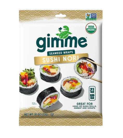 Gimme - Sushi Nori Roasted Seaweed, 23 g