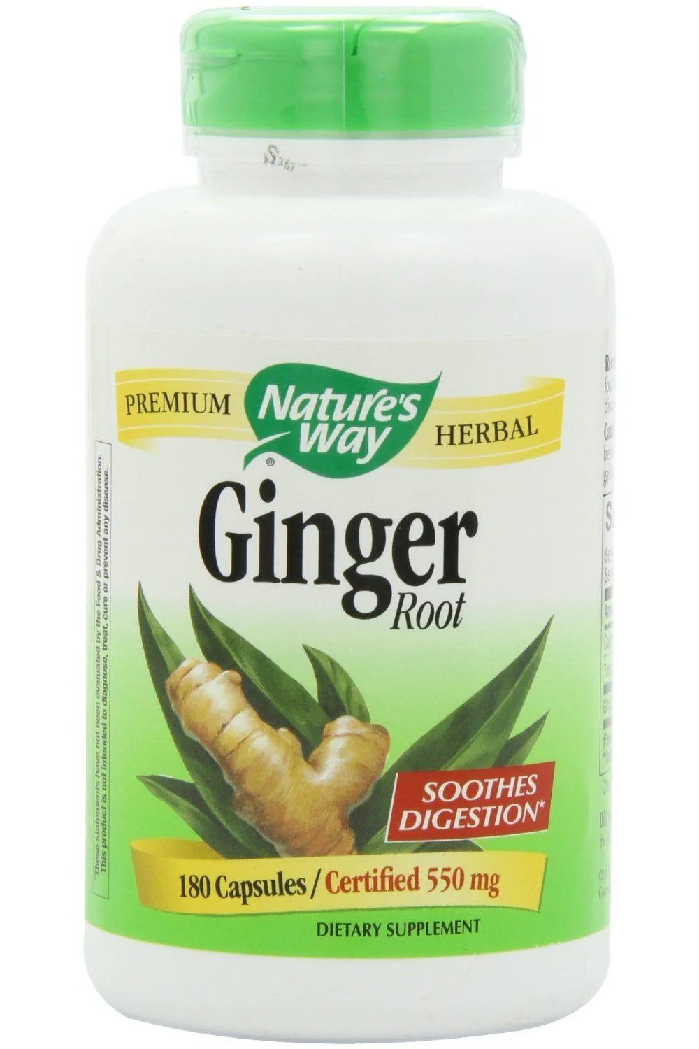Nature's Way - Ginger Root - 180 Cap - Image 2