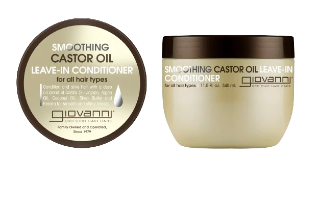 Giovanni - Smoothing Castor Oil Leave-In Conditioner, 340 mL