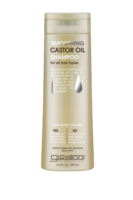 Giovanni - Smoothing Castor Oil Shampoo, 399 mL