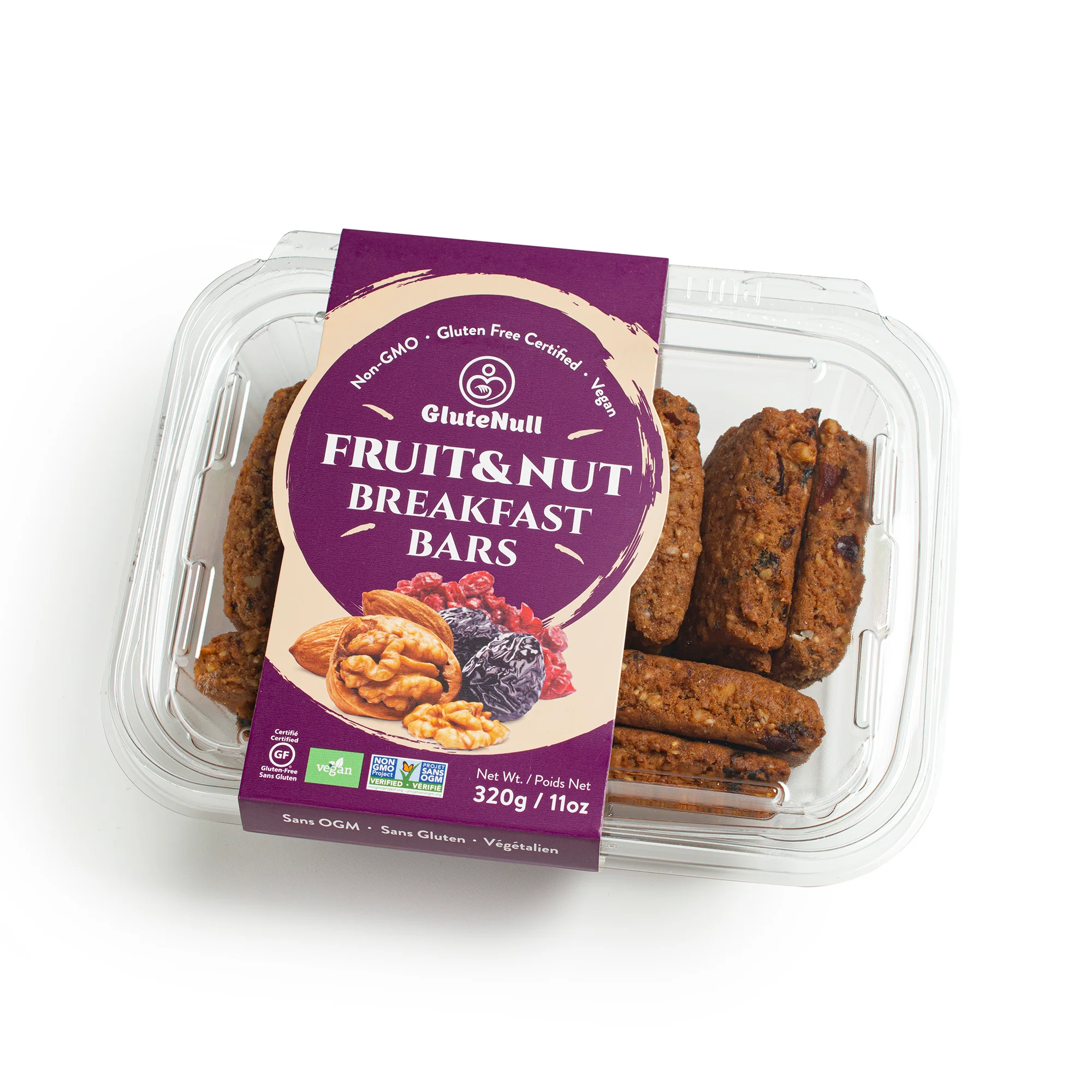 Glutenull - Fruit & Nut Breakfast Bar - 320 g