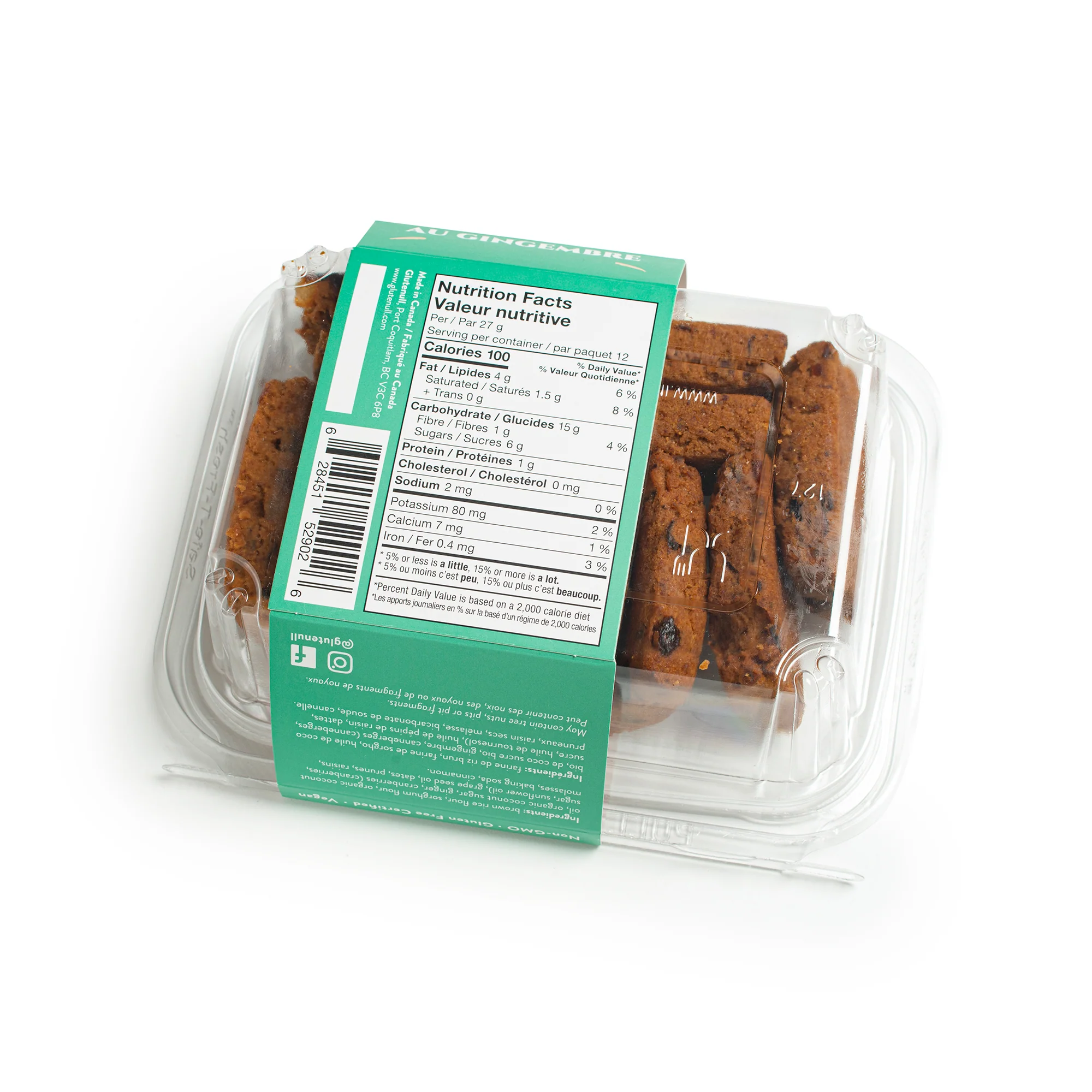 Glutenull - Ginger Square - 320 g - Image 2