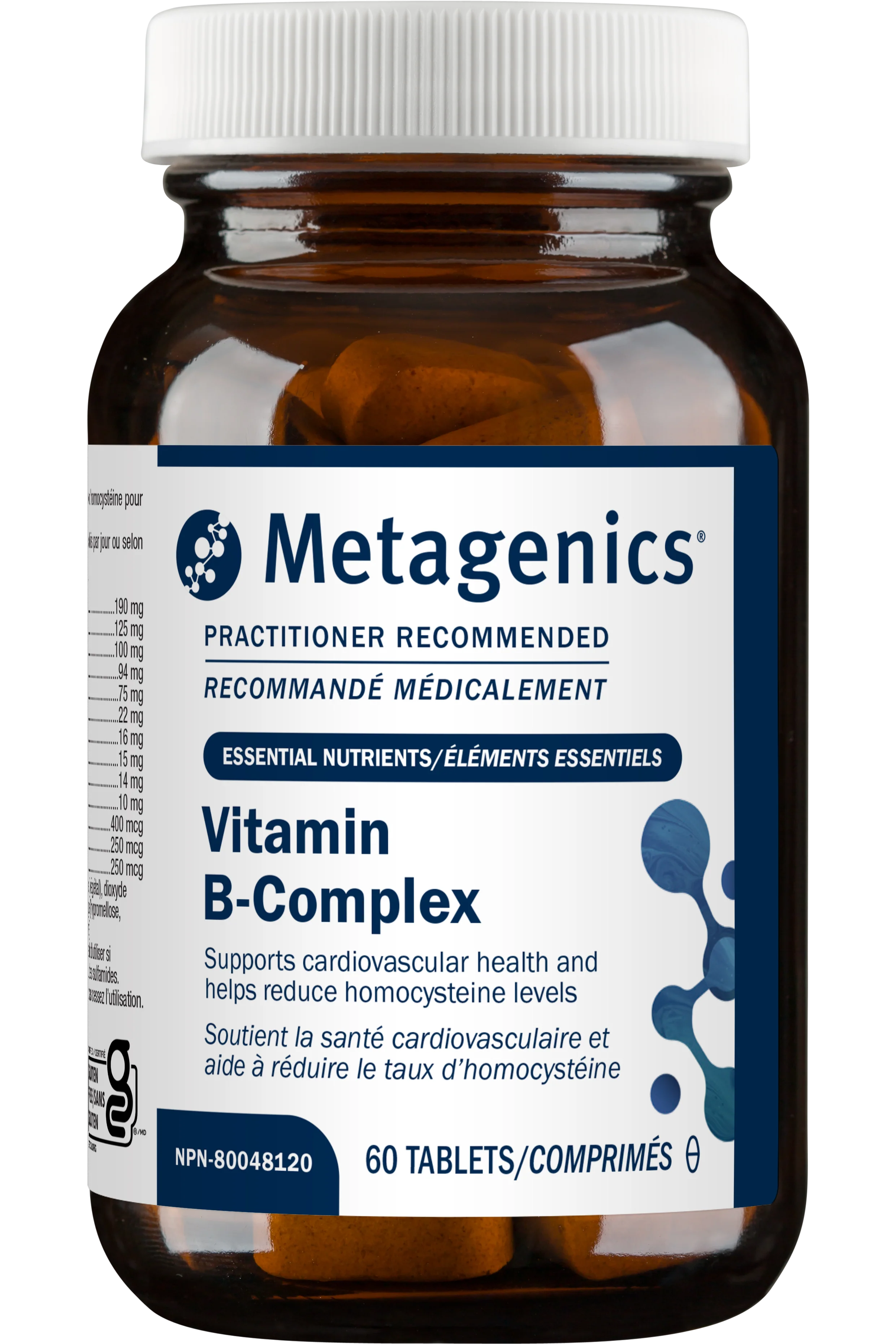 Metagenics - Vitamin B-Complex, 60 Tablets