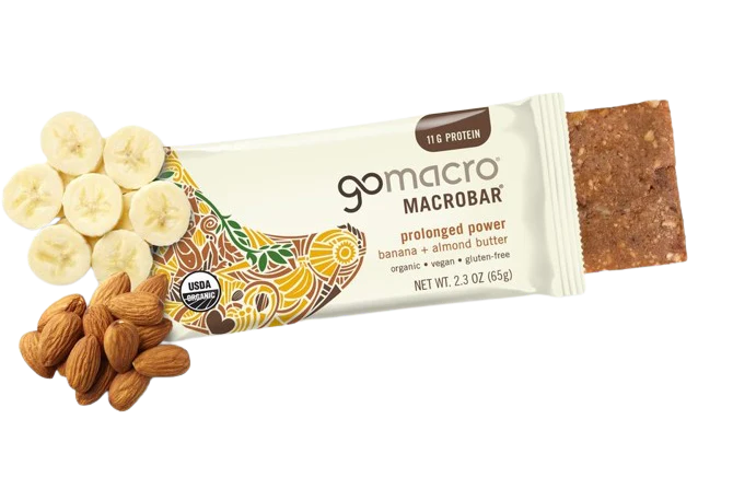 Go Macro Bars - Banana + Almond Butter, 65 g