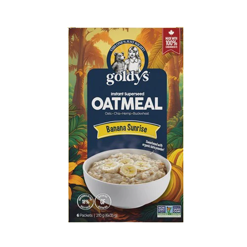 Goldy's - Oatmeal - Banana Sunrise, 6x35 g