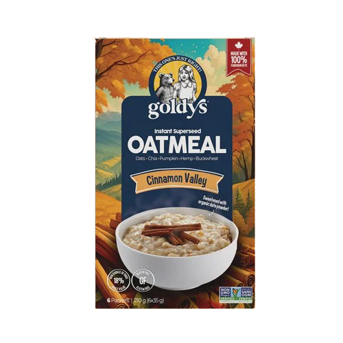 Goldy's - Oatmeal - Cinnamon Valley, 6x35 g