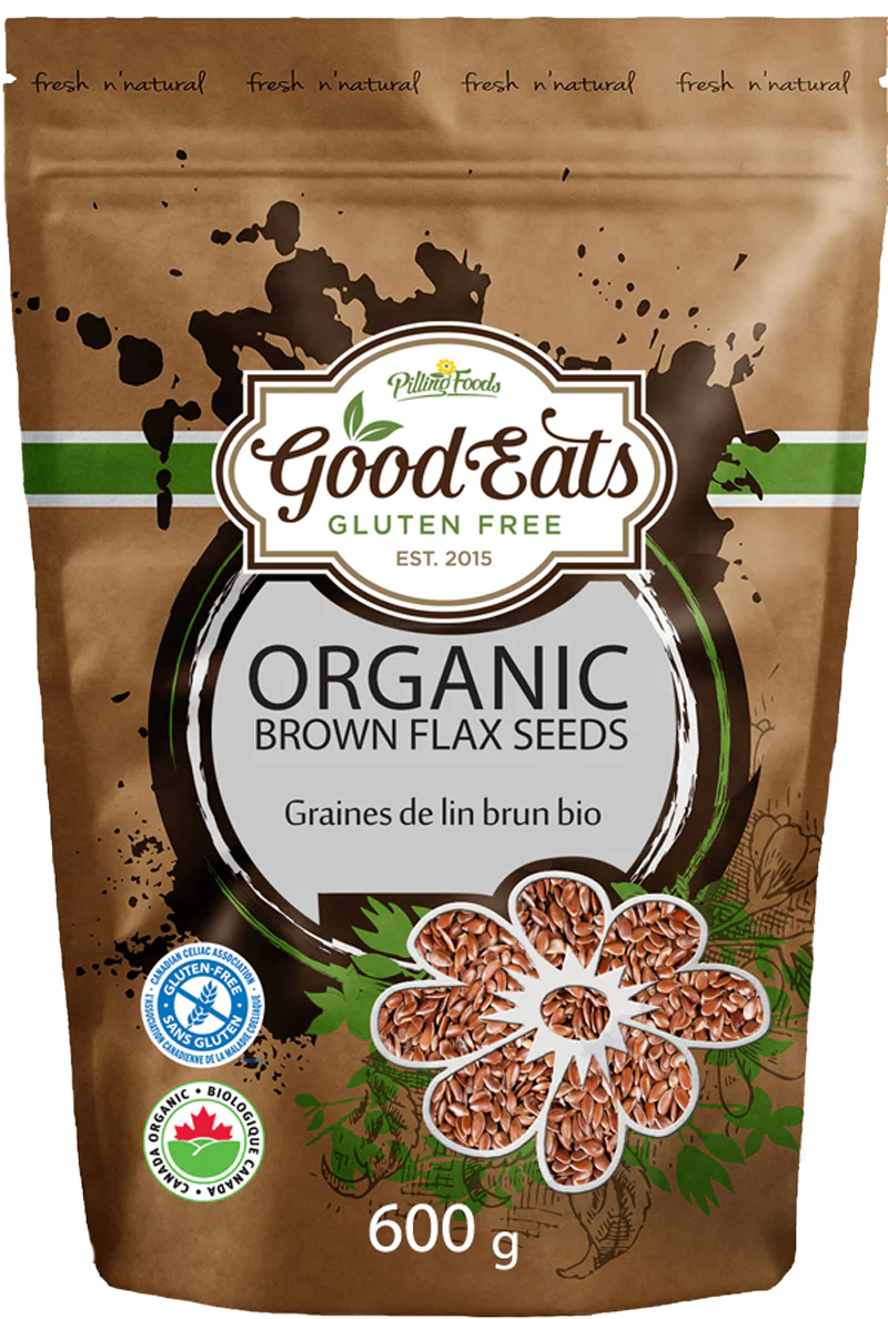 Good Eats - Organic Brown Flax Seeds, 600 g