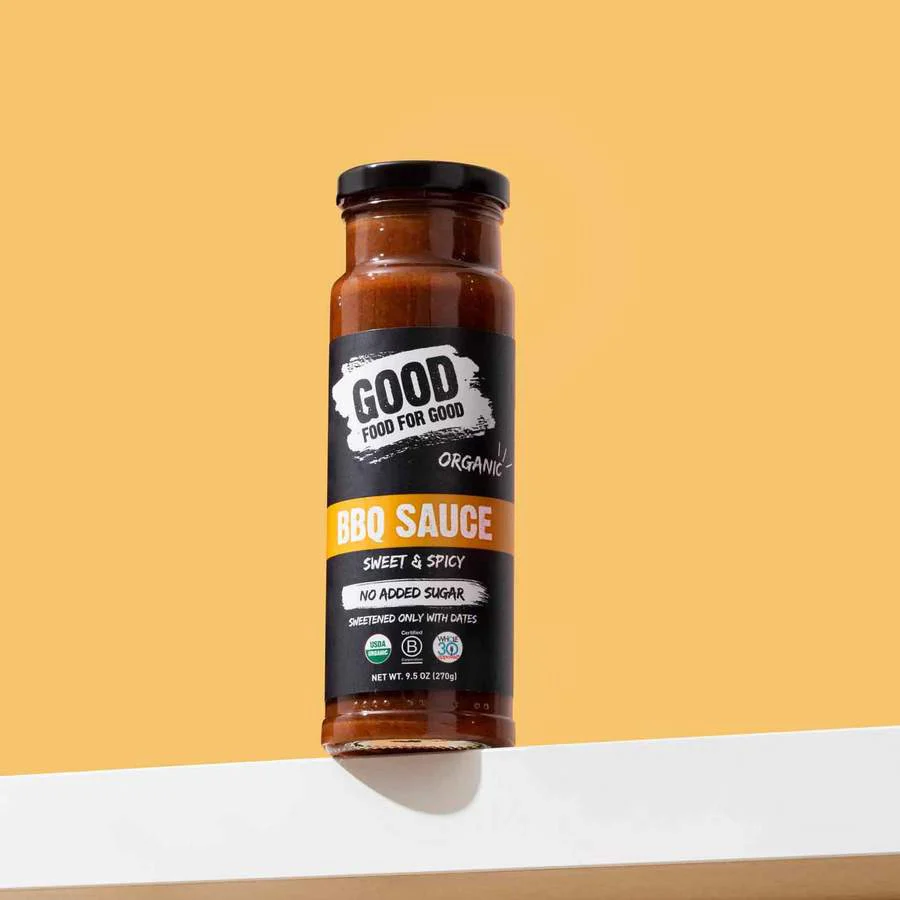 Good Food For Good - BBQ Sauce, Sweet & Spicy, 250 mL