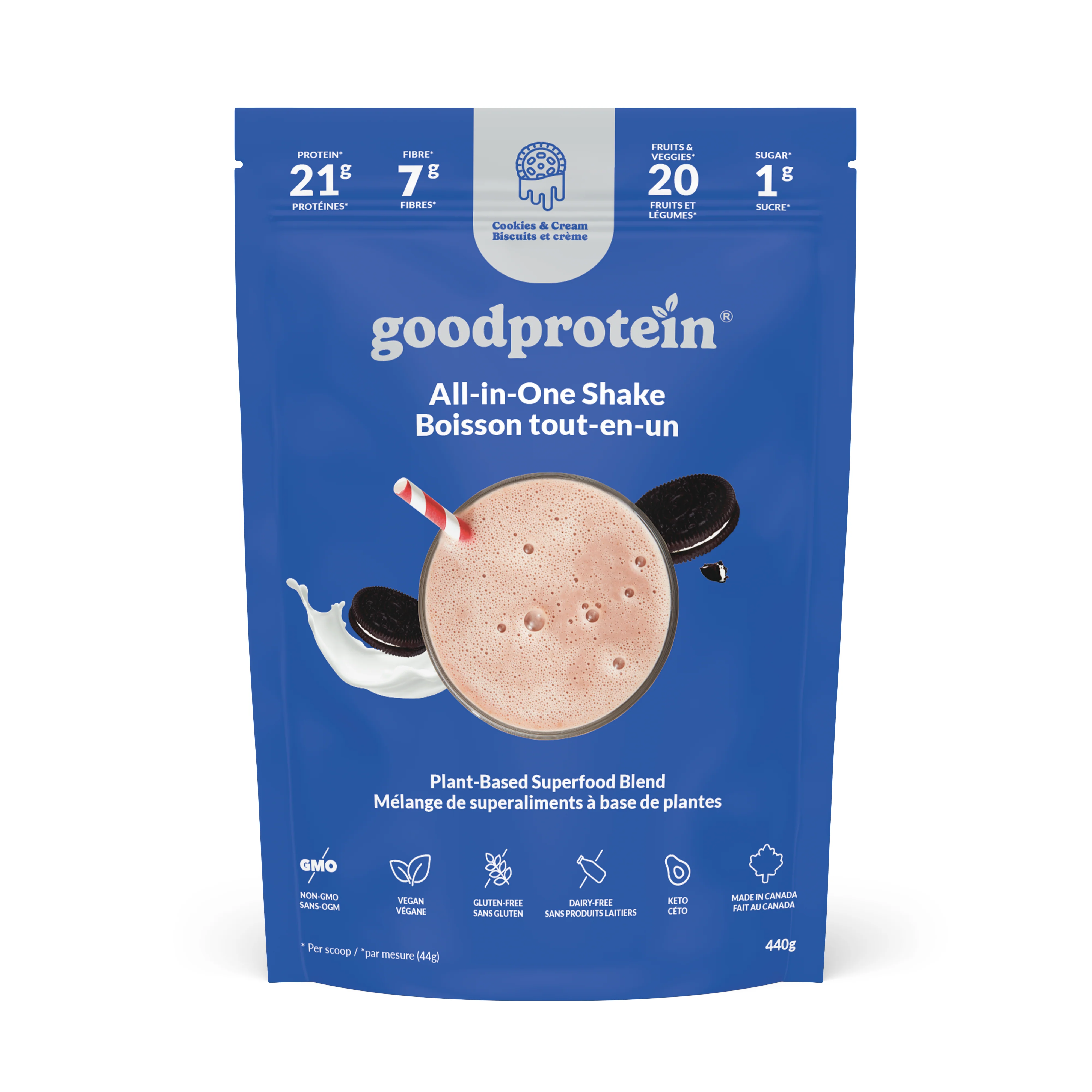 Good Protein - Cookies & Cream, 440 g