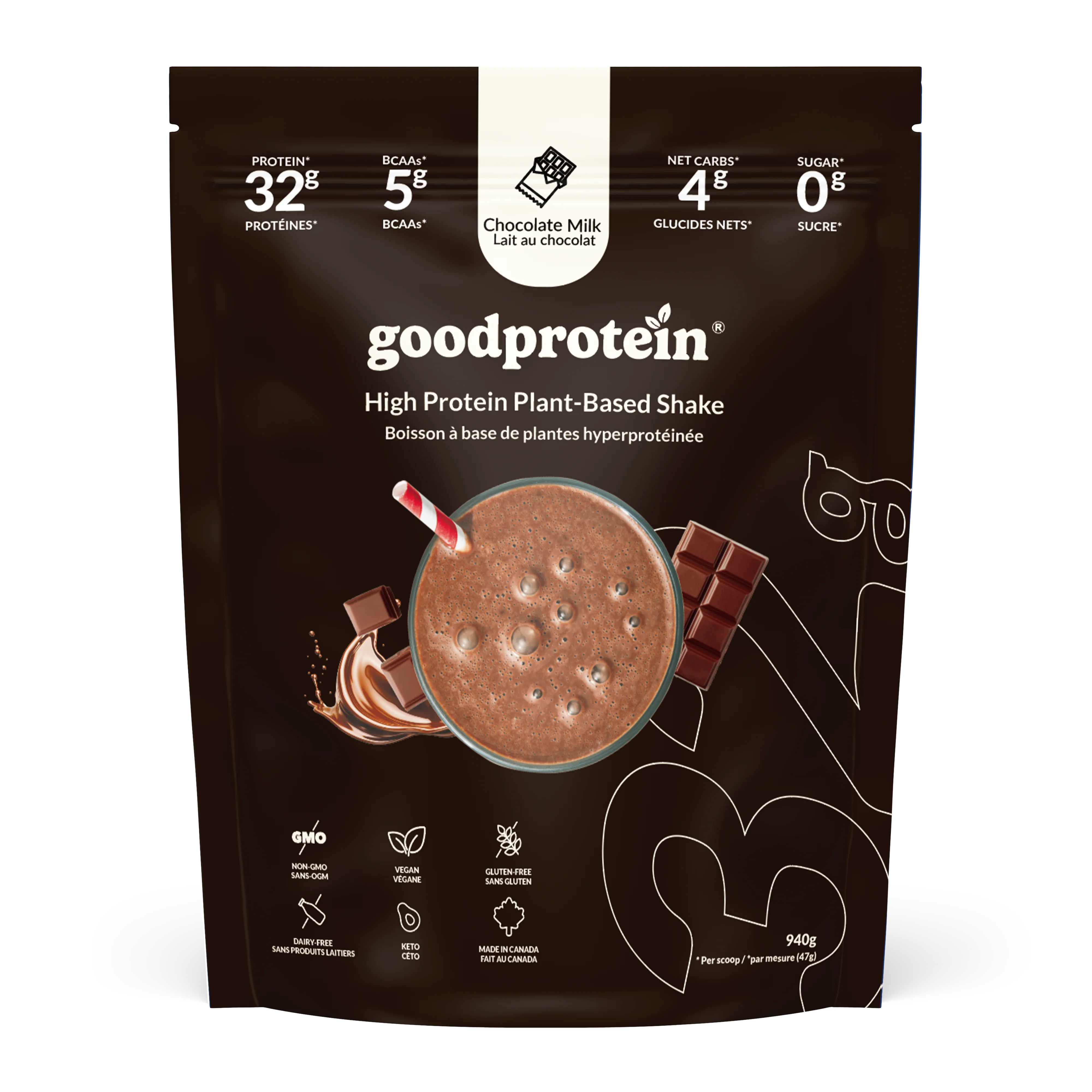 Good Protein - High Protein Shake Chocolate Milk, 940 g